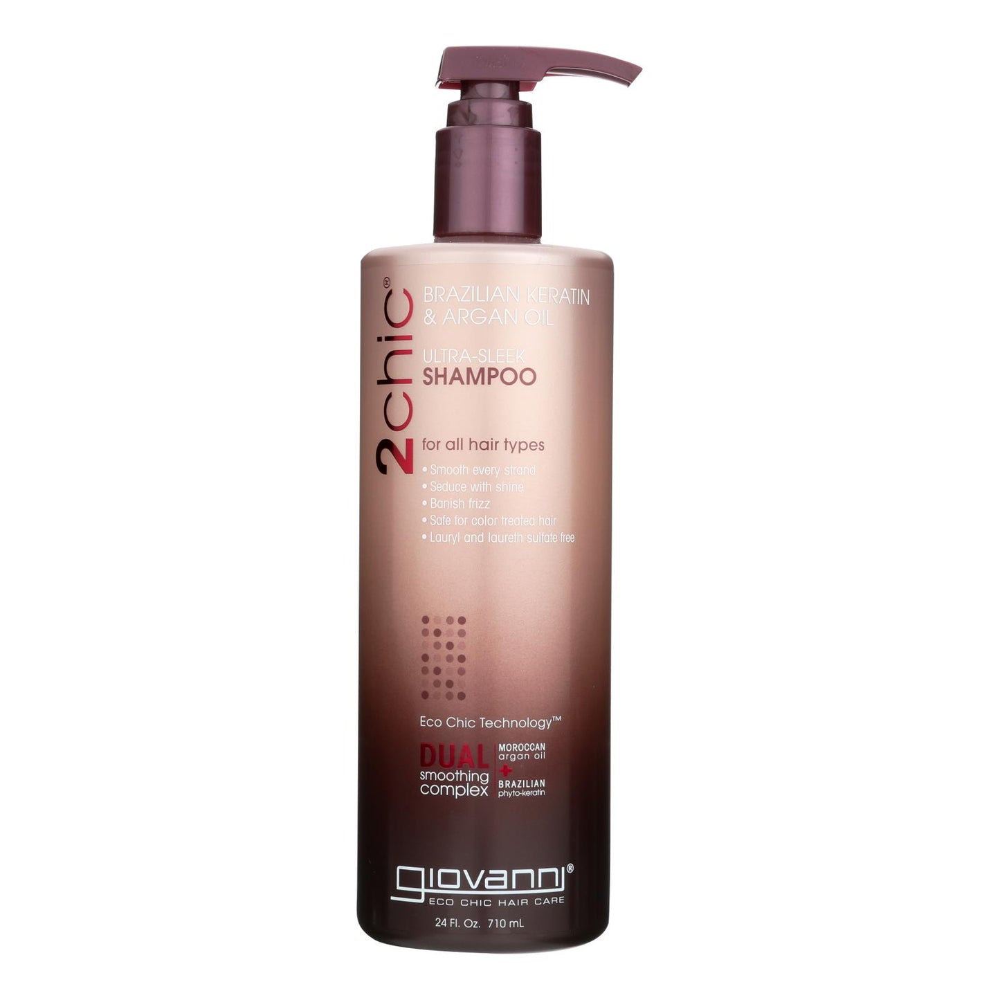 
                  
                    Giovanni Hair Care Products Shampoo, 2chic Keratin And Argan, 24 Fl Oz
                  
                