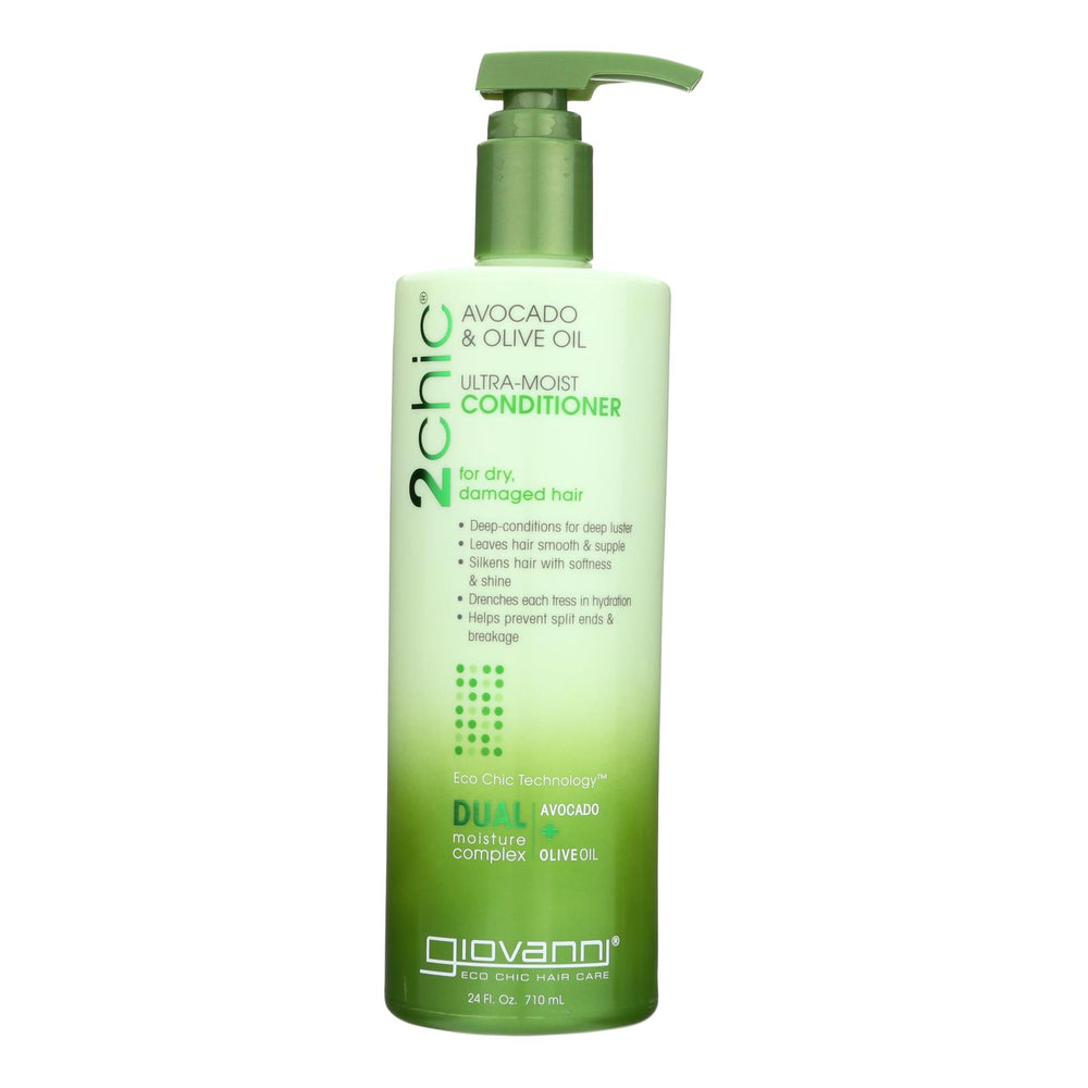 Giovanni Hair Care Products Conditioner, 2chic Avocado And Olive Oil, 24 Fl Oz