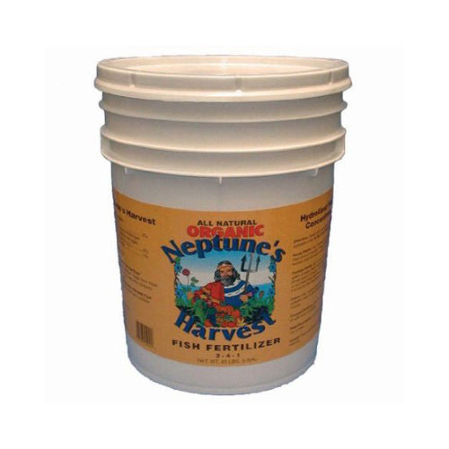 Neptune's Harvest Fish Fertilizer, Orange Label, 5 Gallon