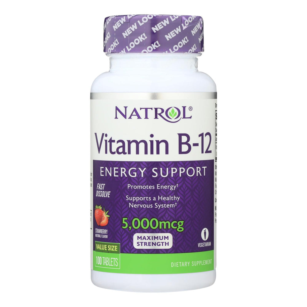 
                  
                    Natrol Fast Dissolving Vitamin B12, 5000 Mcg, 100 Tabs
                  
                