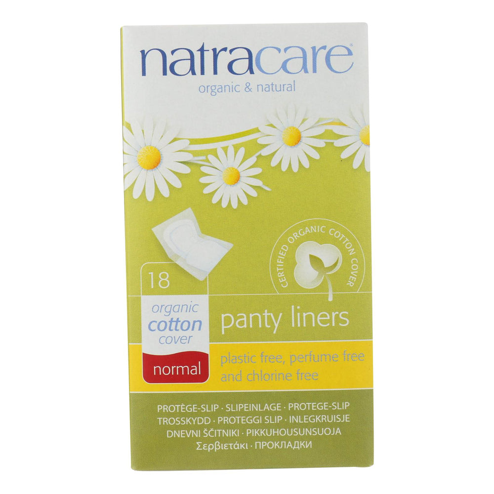 Natracare Panty Liner, Normal Wrapped, 18 Ct