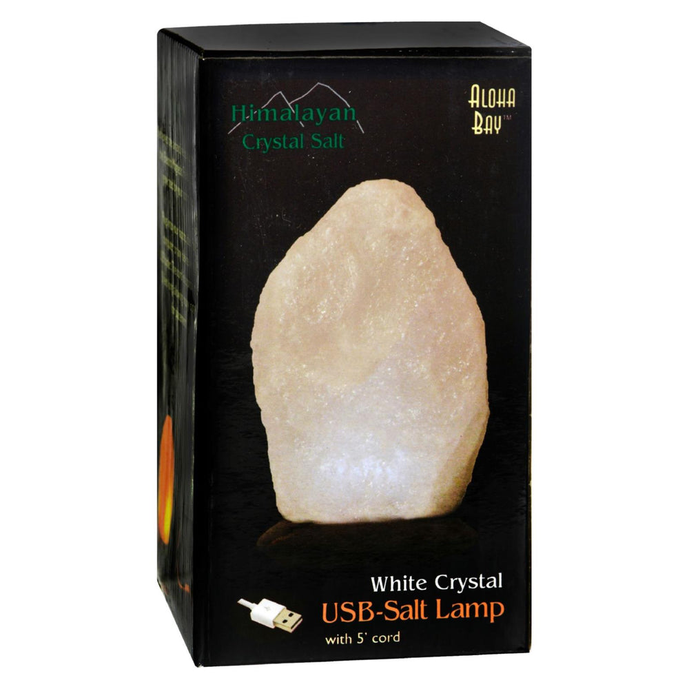 Himalayan Salt Lamp, White Usb, 4 In