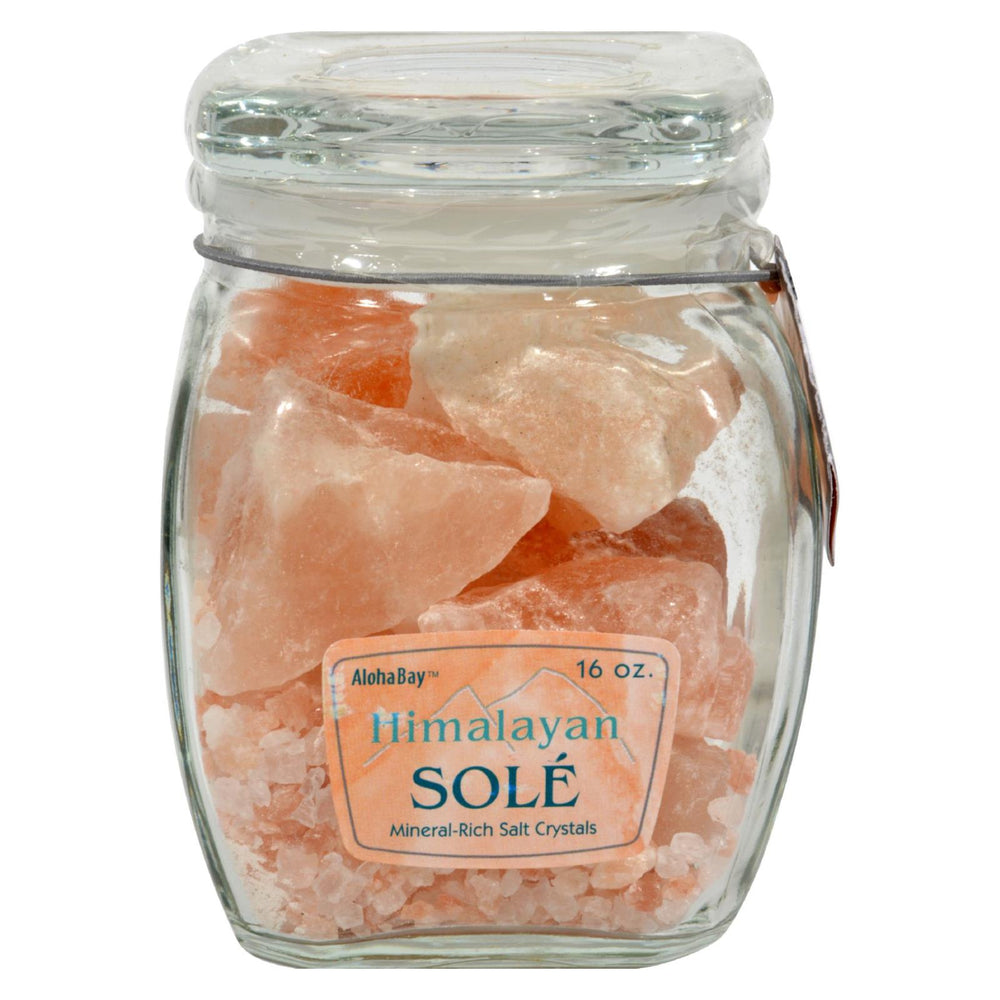 Himalayan Salt Sole Salt Chunks In Jar, 16 Oz