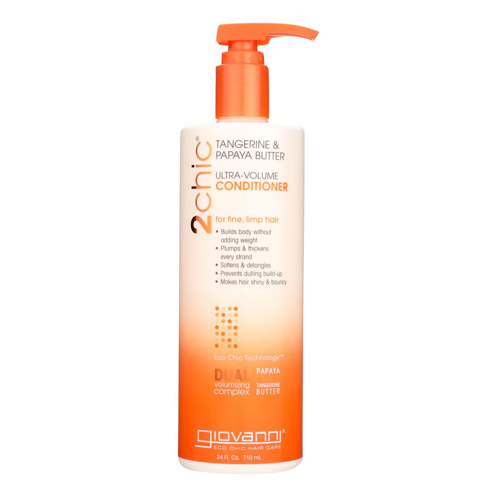 
                  
                    Giovanni Hair Care Products 2chic Conditioner, Ultra-volume Tangerine And Papaya Butter, 24 Fl Oz
                  
                