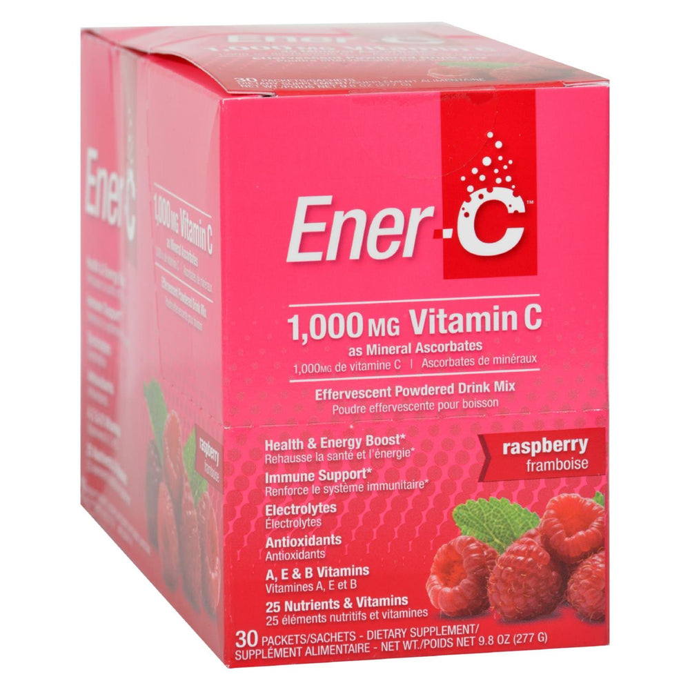Ener-c Vitamin Drink Mix, Raspberry, 1000 Mg, 30 Packets