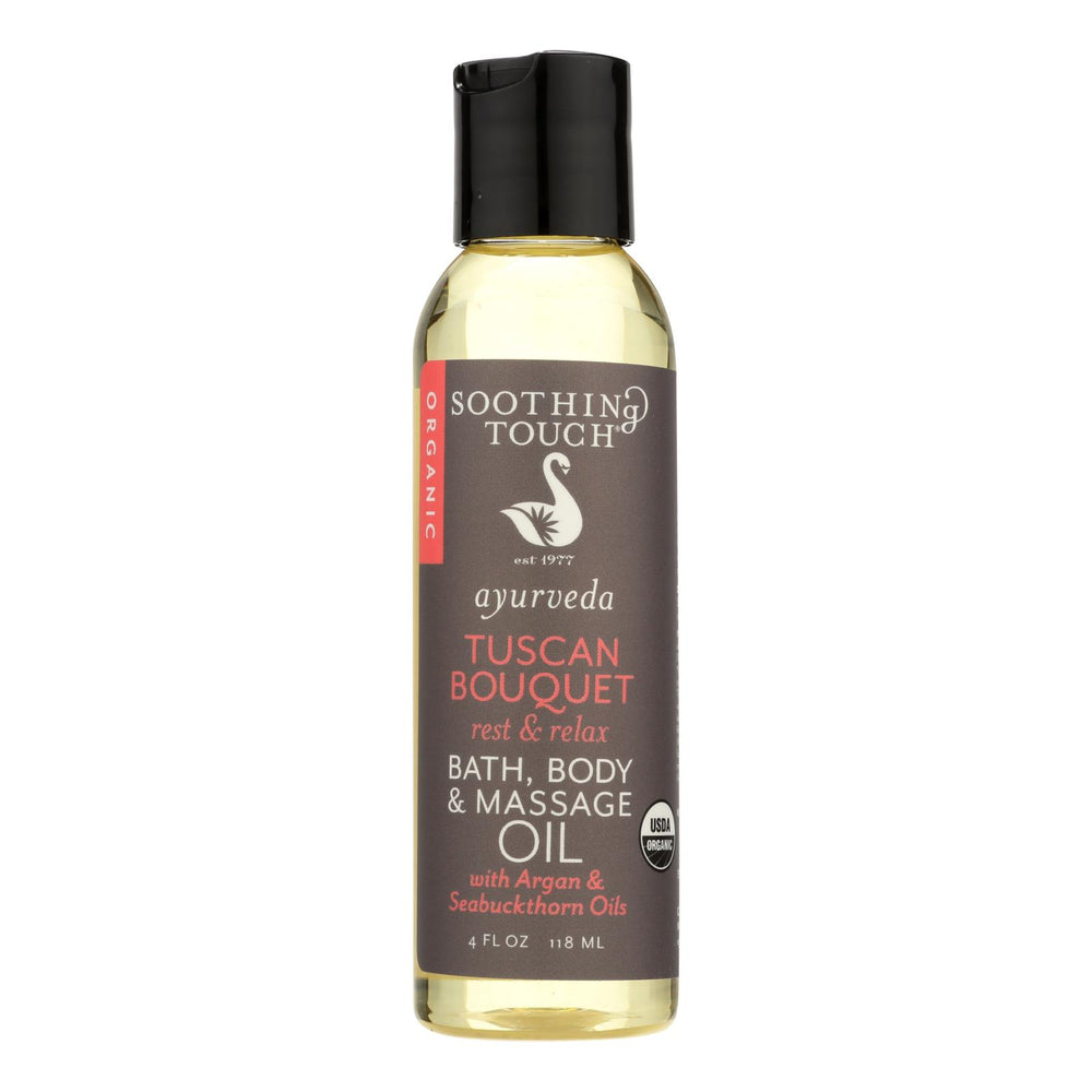 Soothing Touch Bath, Body & Massage Oil Tuscan Bouquet - 4 fl oz.