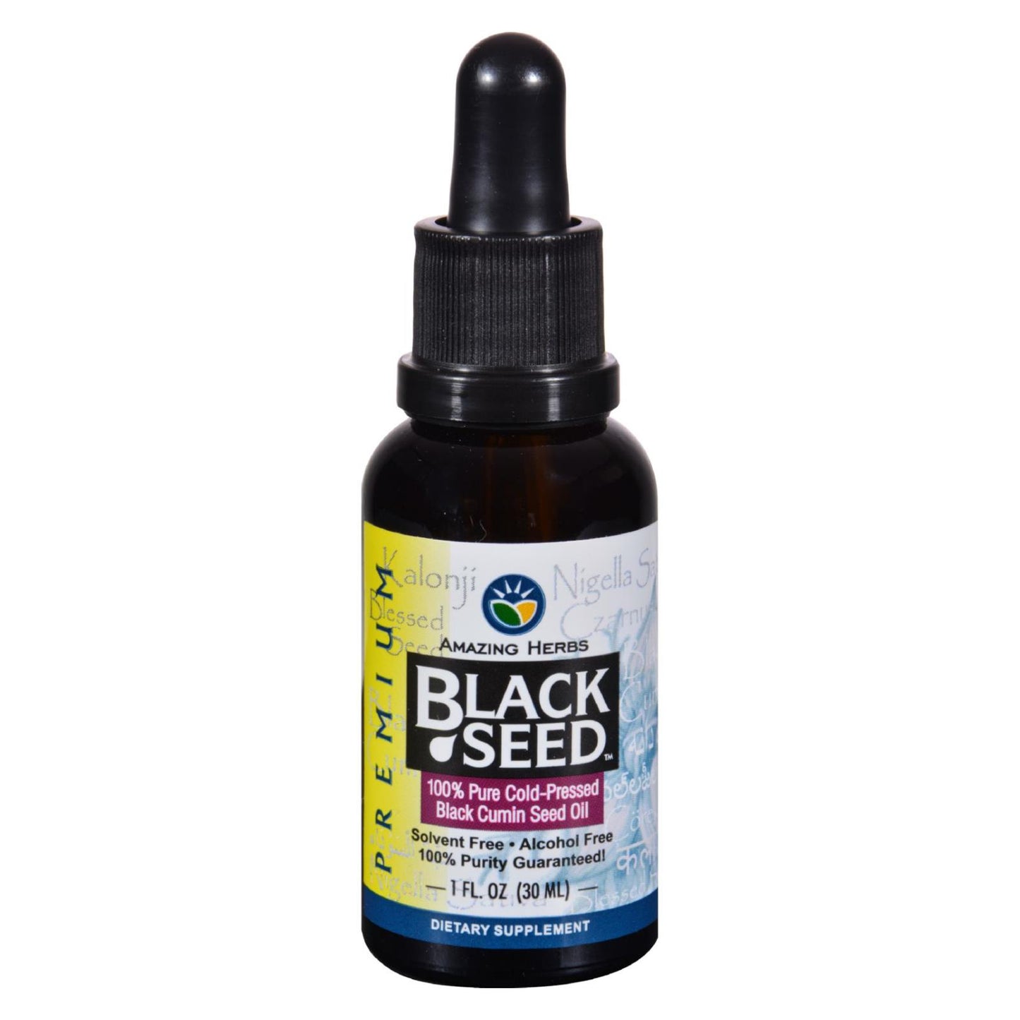 
                  
                    Amazing Herbs Black Seed Oil, Cold Pressed, Premium, 1 Fl Oz
                  
                