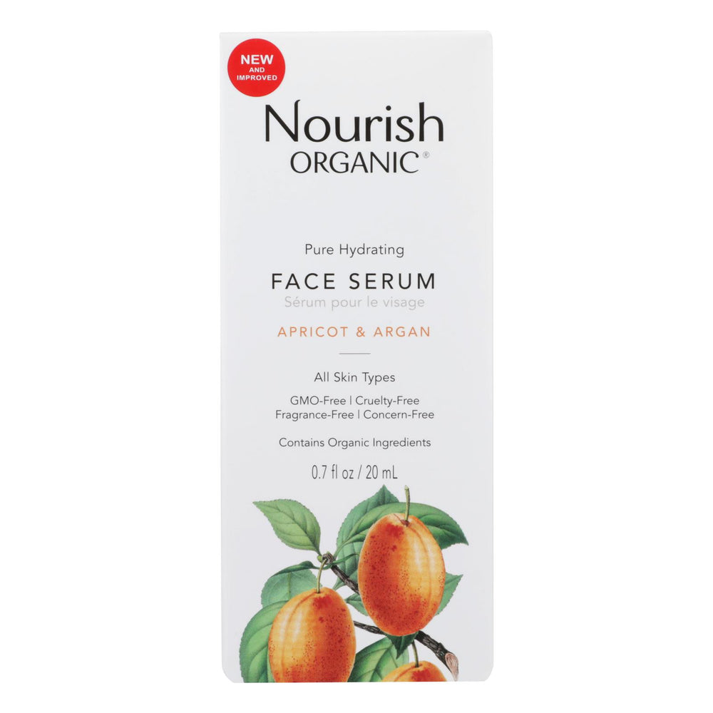 
                  
                    Nourish Organic Face Serum, Pure Hydrating Argan Apricot And Rosehip, .7 Oz
                  
                