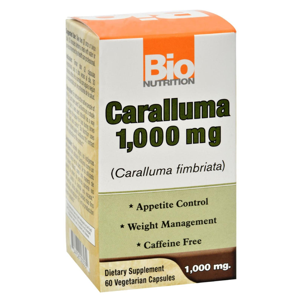 Bio Nutrition, Caralluma, 1000 Mg, 60 Vegetarian Capsules
