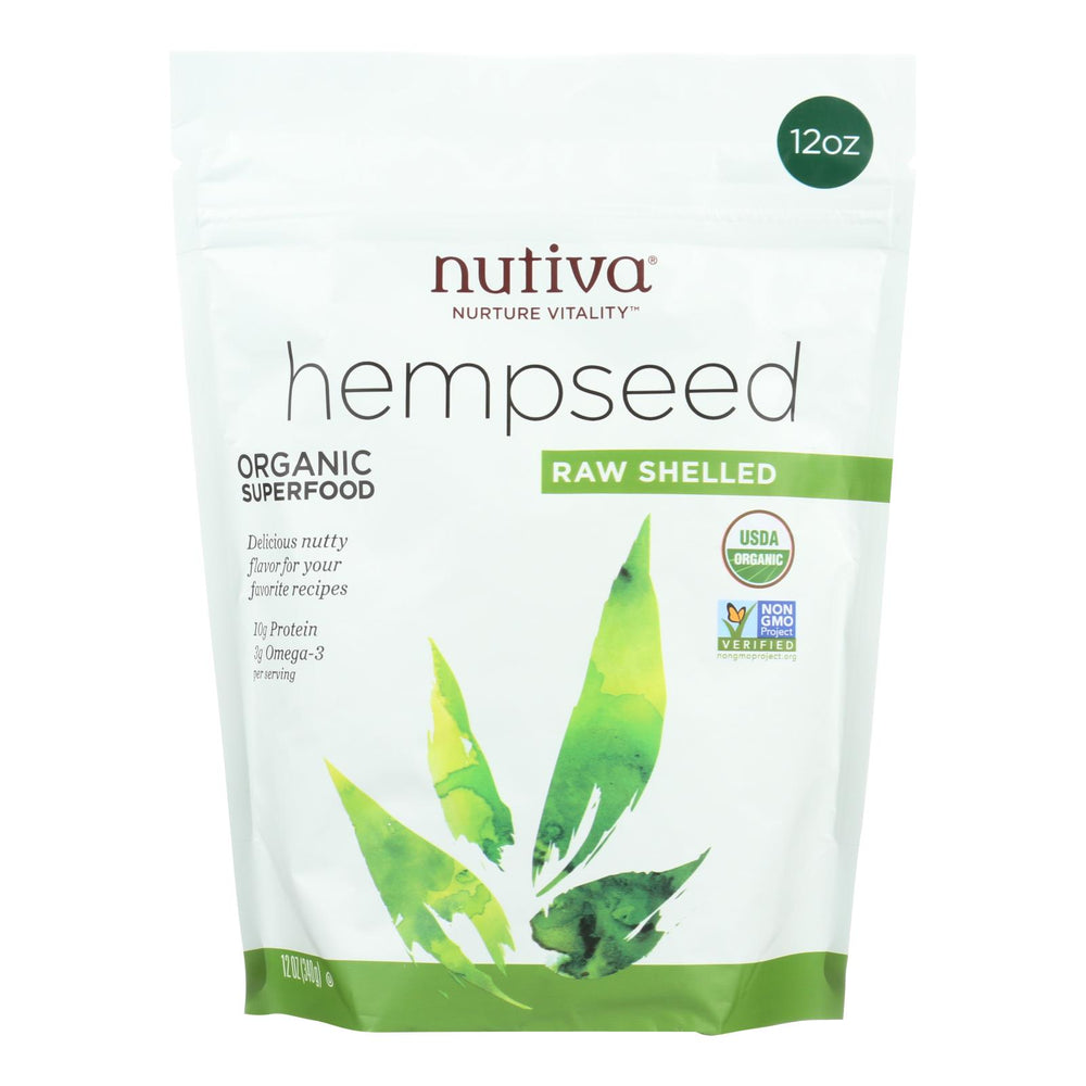 
                  
                    Nutiva Hempseed, Organic, Shelled, 12 Oz
                  
                