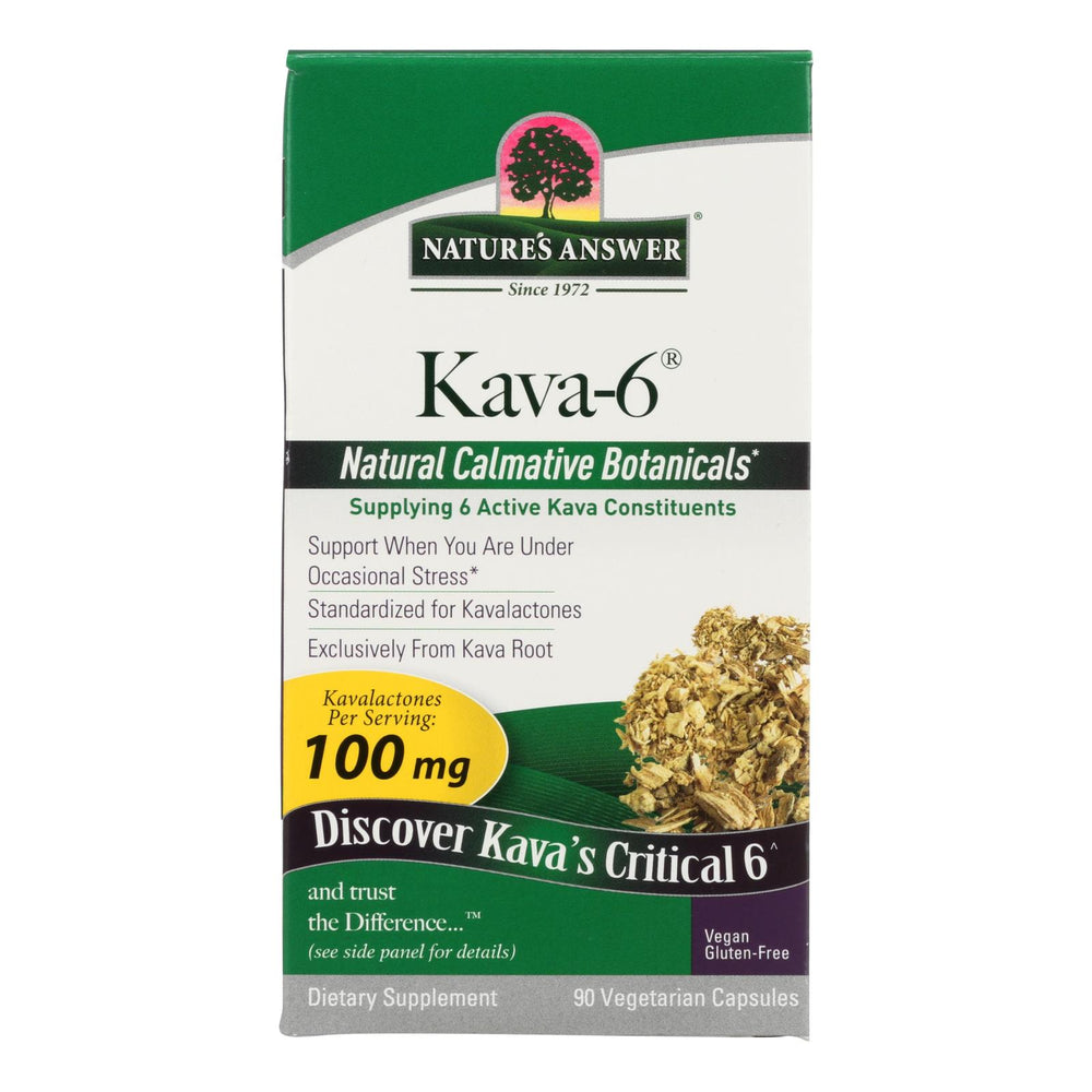 Nature's Answer Kava 6 - 90 vcap