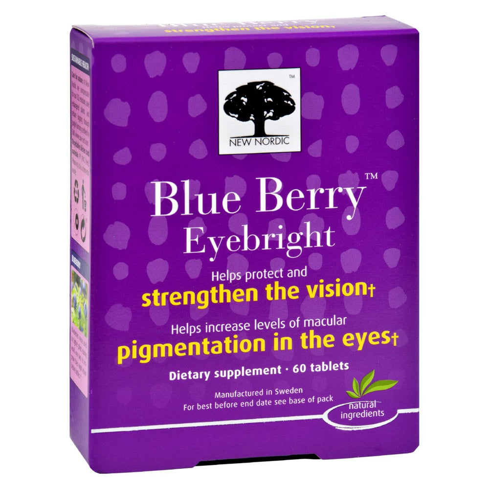 New Nordic Blue Berry Eyebright, 60 Tablets
