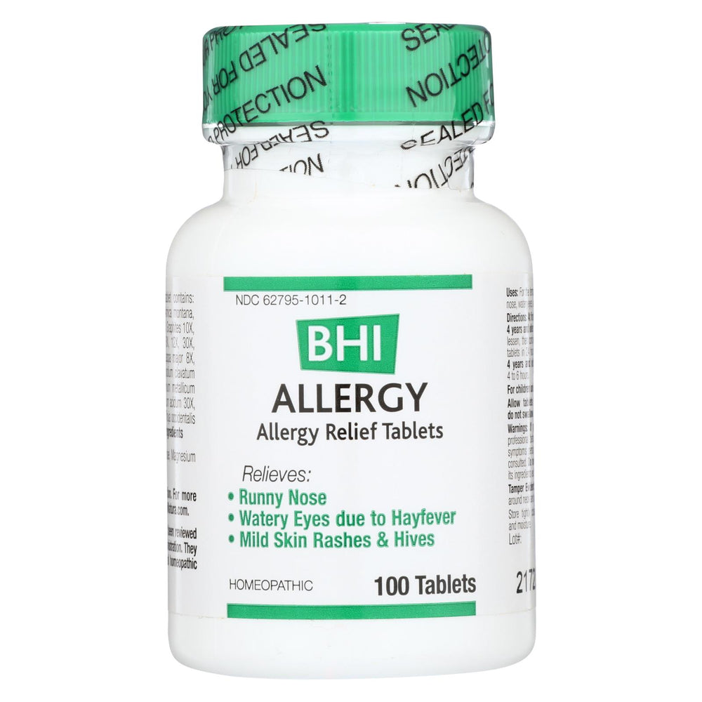 
                  
                    Bhi Allergy Relief, 100 Tablets
                  
                