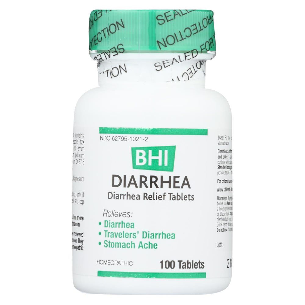 
                  
                    Bhi Diarrhea Relief, 100 Tablets
                  
                