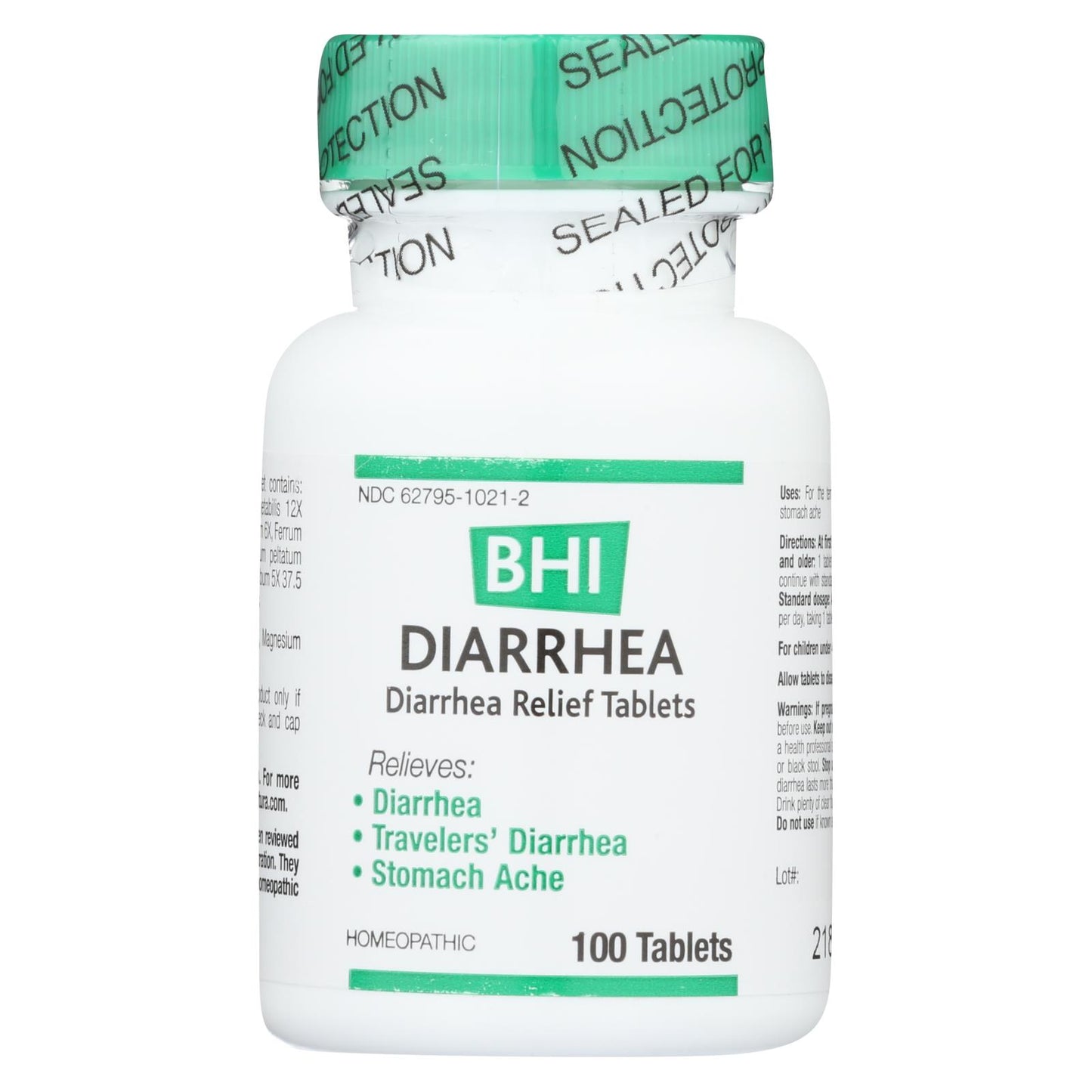 
                  
                    Bhi Diarrhea Relief, 100 Tablets
                  
                