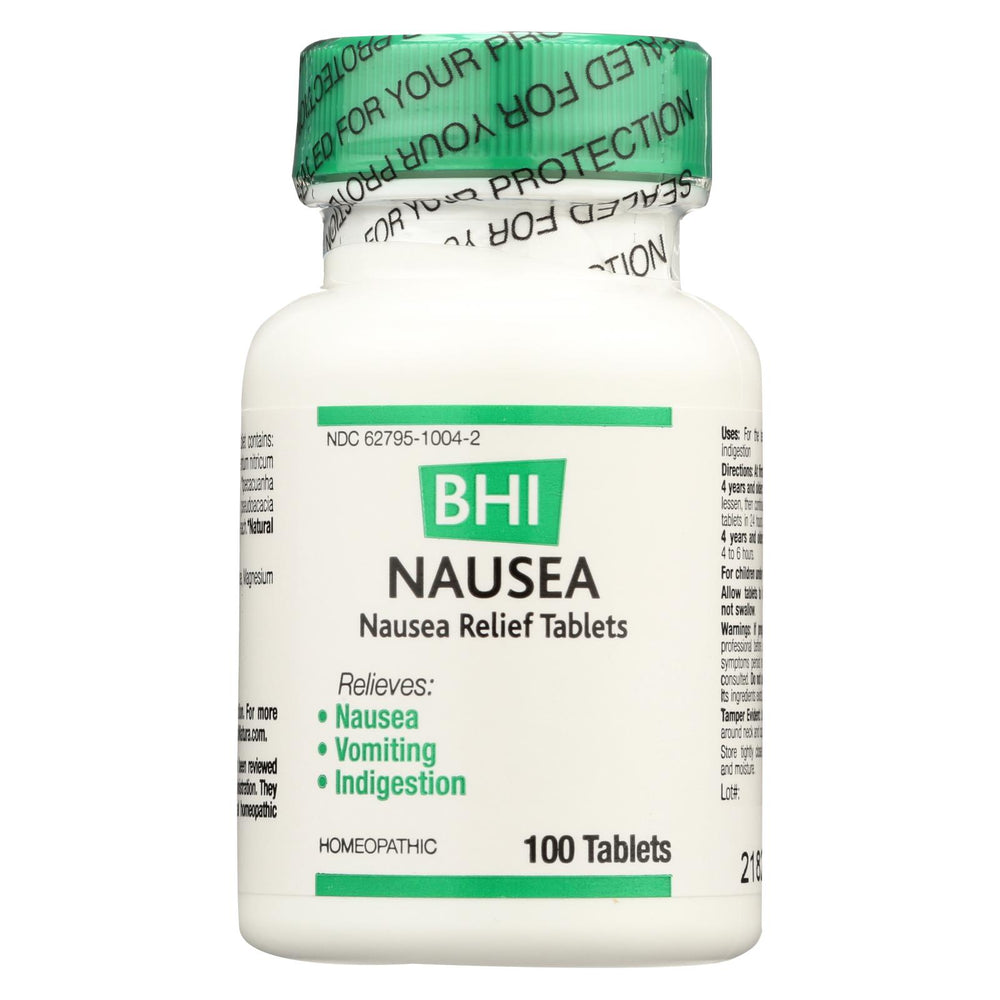 
                  
                    Bhi, Nausea Relief, 100 Tablets
                  
                