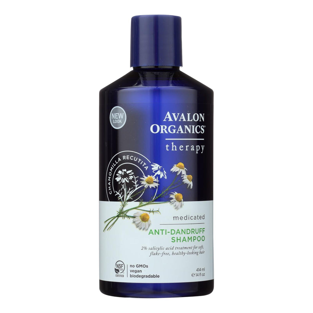 Avalon Organics Therapy Medicated Anti-Dandruff Shampoo - 14 fl oz.