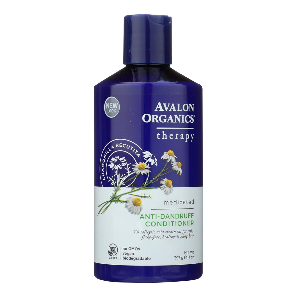 Avalon Active Organics Conditioner, Anti Dandruff, 14 Oz