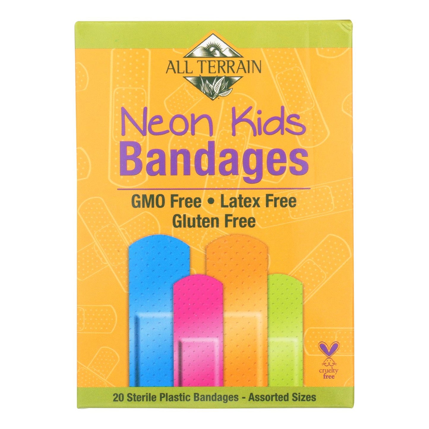 
                  
                    All Terrain - Bandages - Neon Kids - Assorted - 20 Count
                  
                
