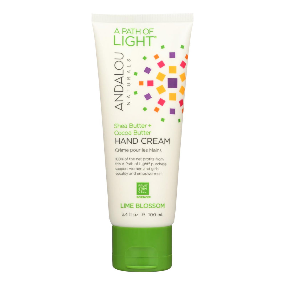 
                  
                    Andalou Naturals Hand Cream, A Force Of Nature Shea Butter Plus Coconut Water, Lime Blossom, 3.4 Oz
                  
                
