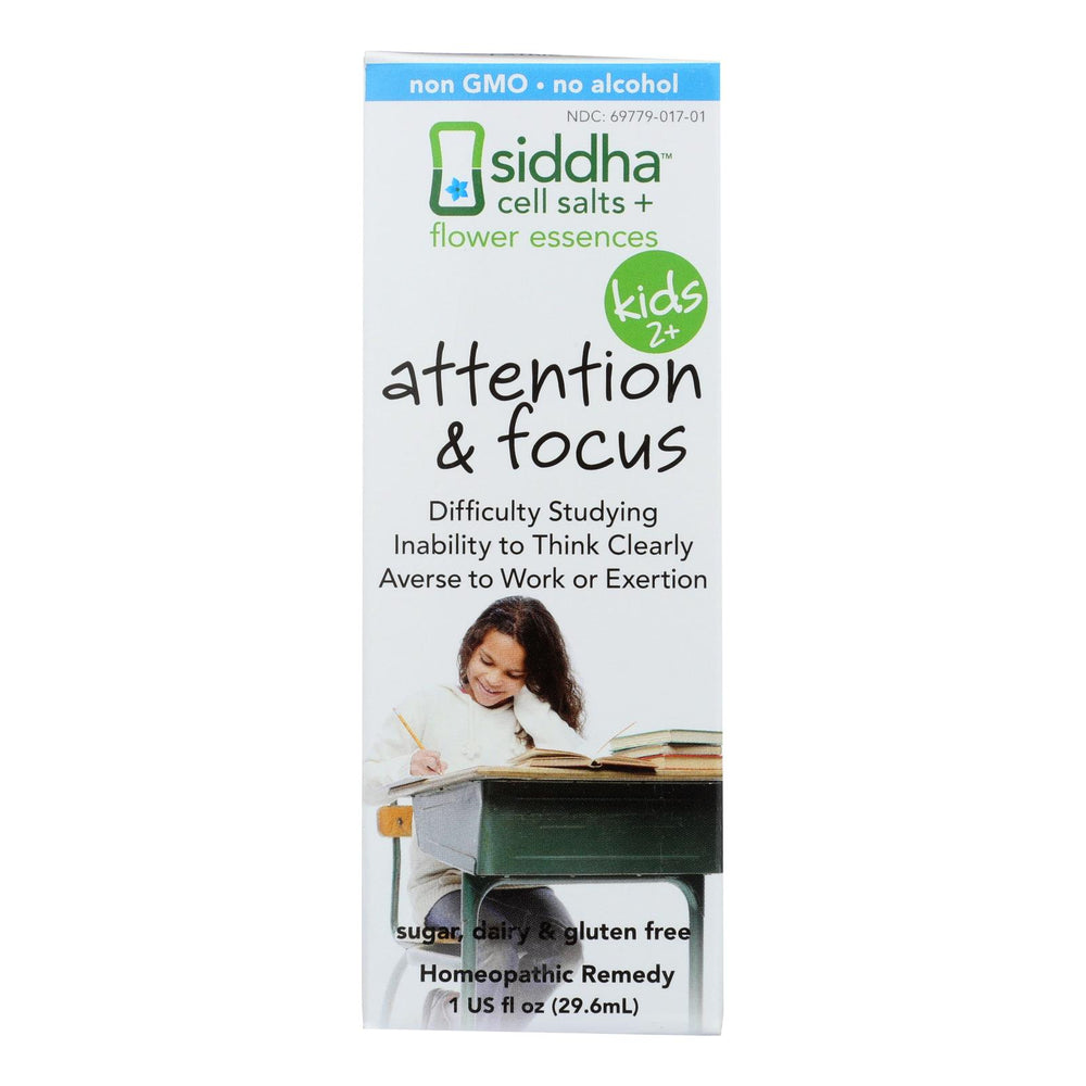 Siddha Flower Essences Attention And Focus, Kids, Age Two Plus, 1 Fl Oz