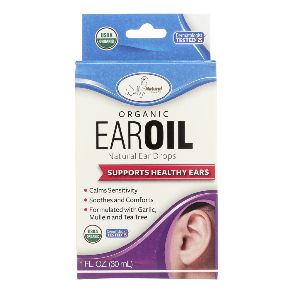 Wally's Natural Products Ear Oil, Organic, 1 Fl Oz
