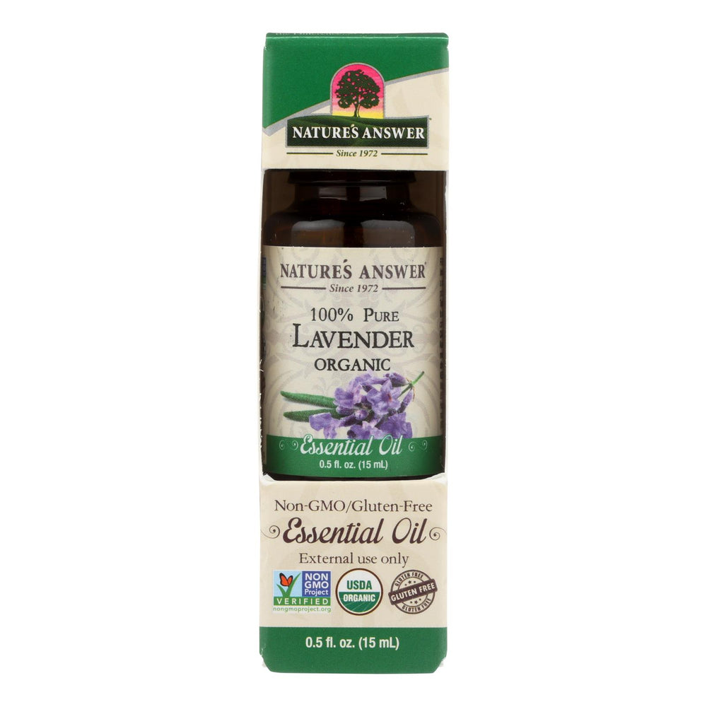 
                  
                    Nature's Answer - Organic Essential Oil - Lavender - 0.5 Oz.
                  
                