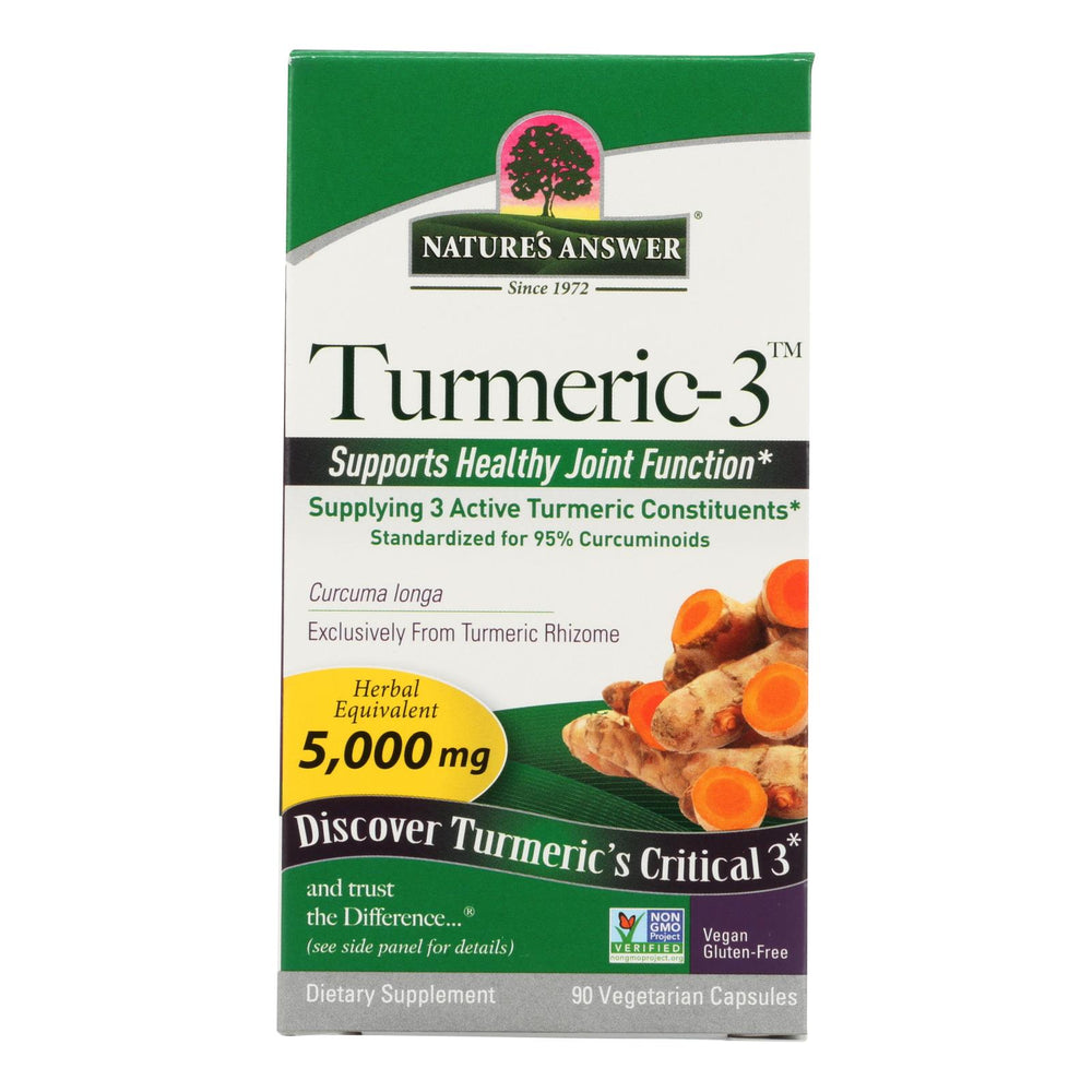 Nature's Answer Turmeric-3 - 90 vcap