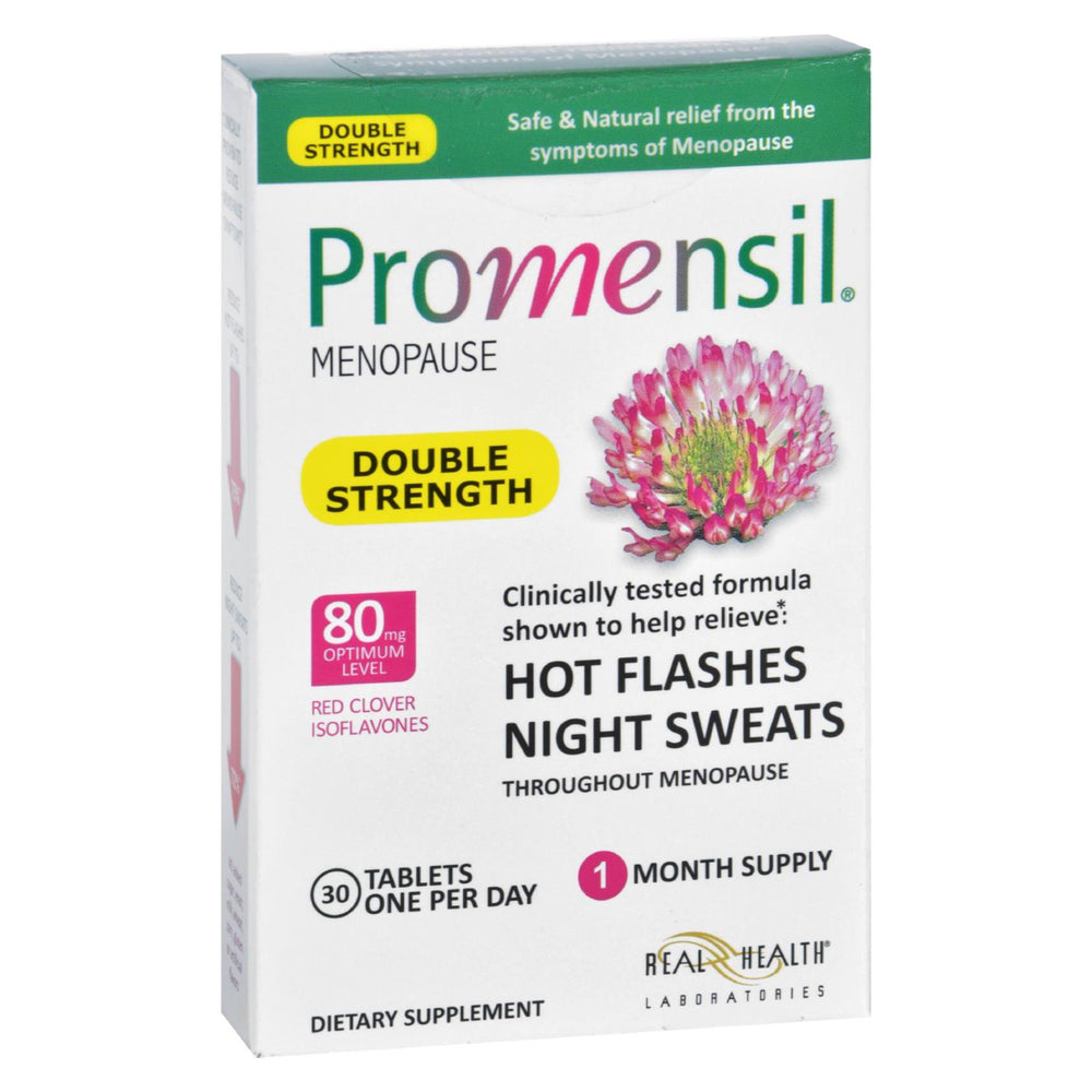 Promensil Menopause, Double Strength, Relief Hot Flashes Night Sweats, 30 Tablets