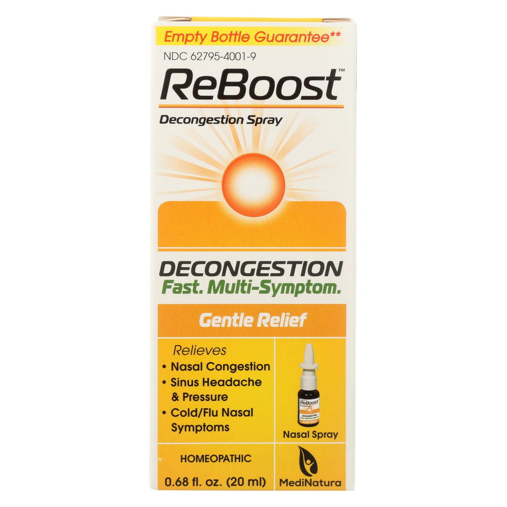 Reboost Nasal Spray, Decongestion, 20 Ml