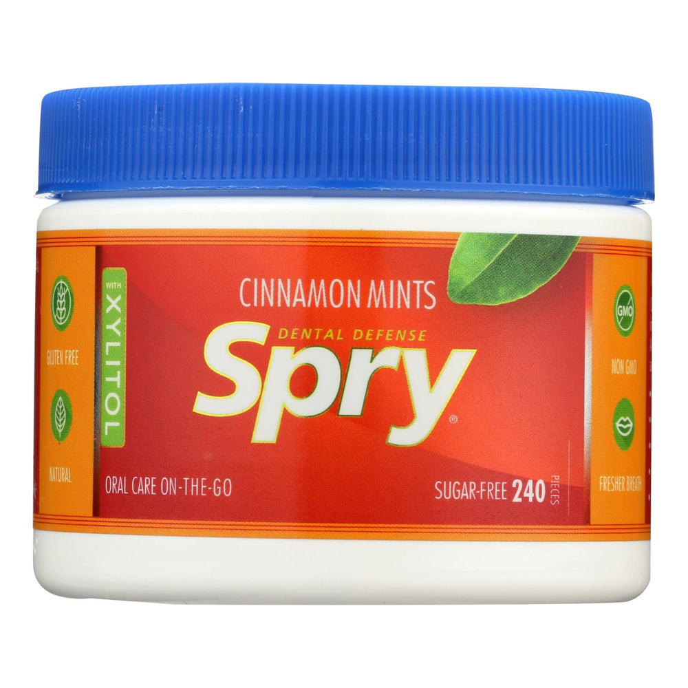 Spry Xylitol Gems, Cinnamon, 240 Count