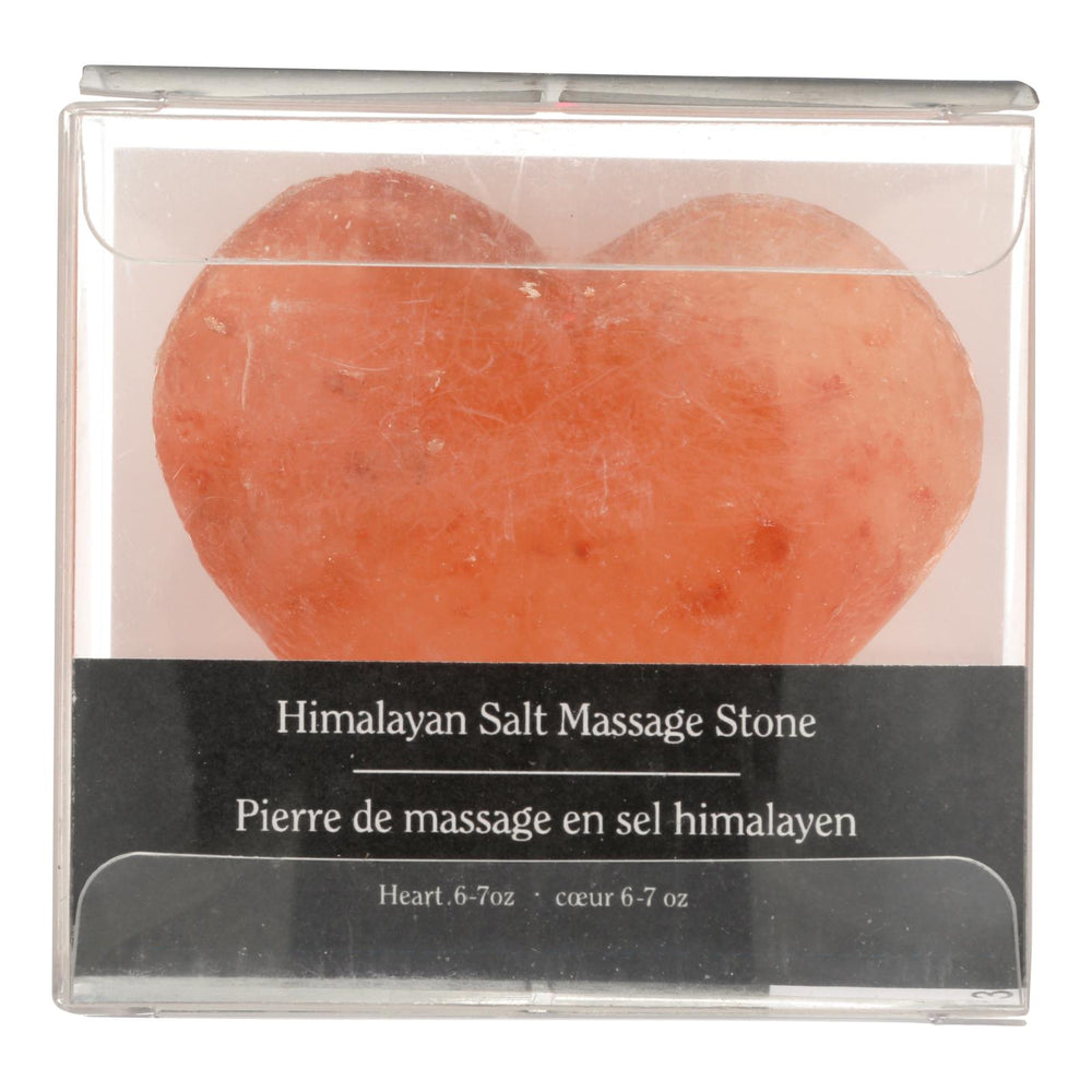 Evolution Salt Crystal Salt Stone, Massage Cleansing, Heart, 6 Oz