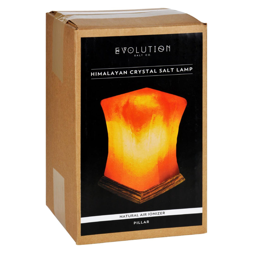 Evolution Salt Crystal Salt Lamp - Pillar - 1 Count