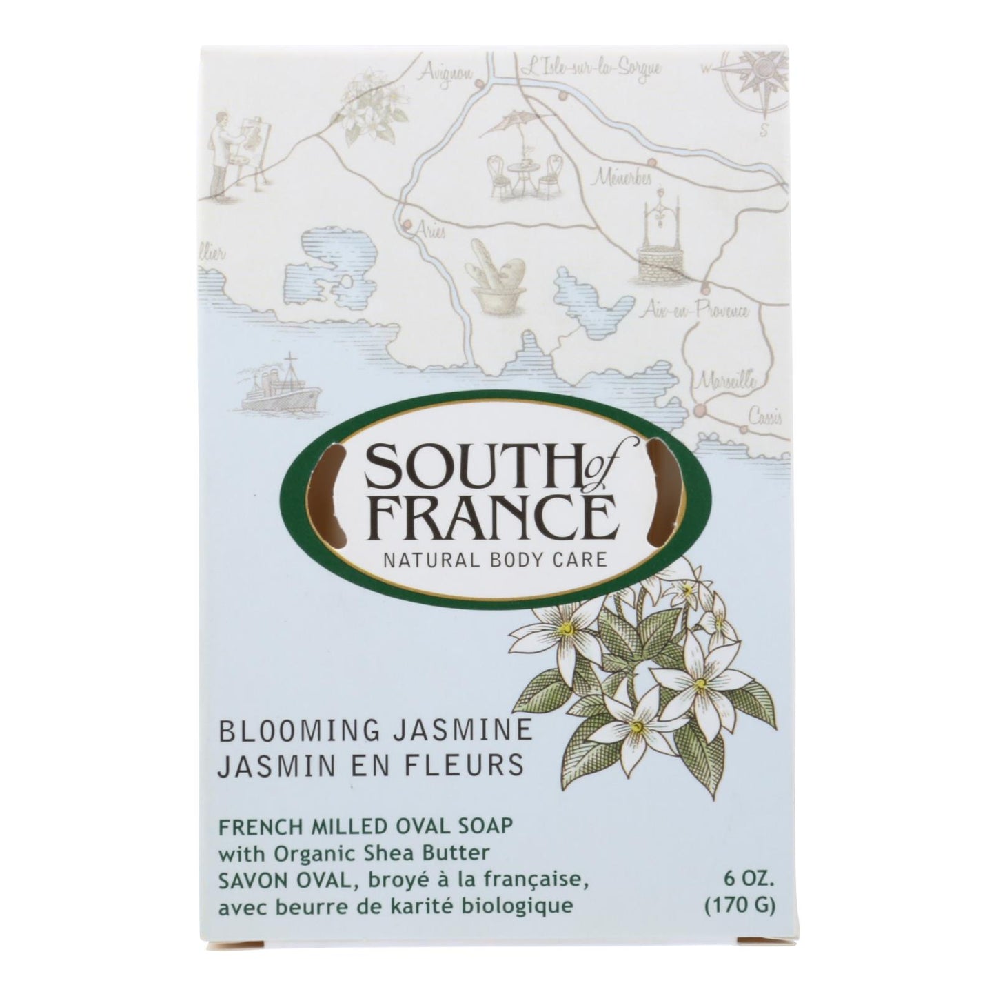 
                  
                    South Of France Bar Soap, Blooming Jasmine, 6 Oz, 1 Each
                  
                