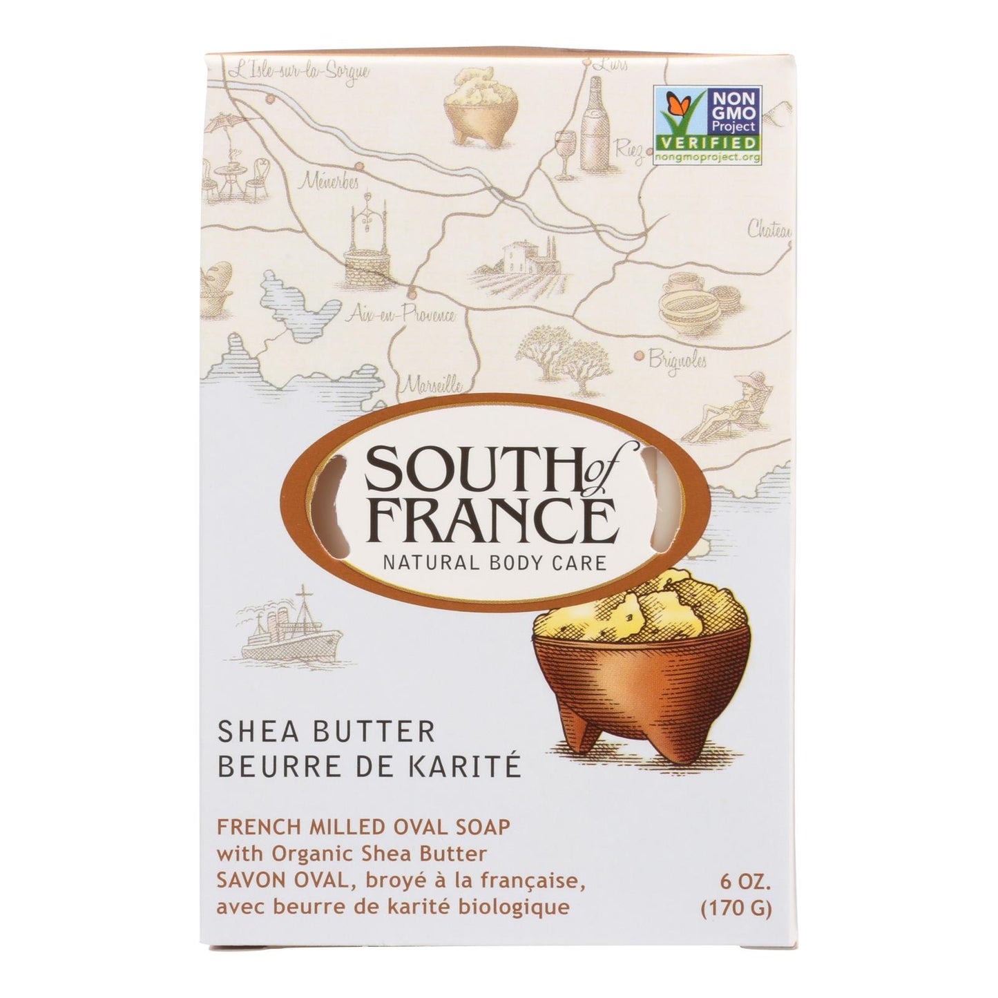 
                  
                    South Of France Bar Soap - Shea Butter - 6 Oz - 1 Each
                  
                