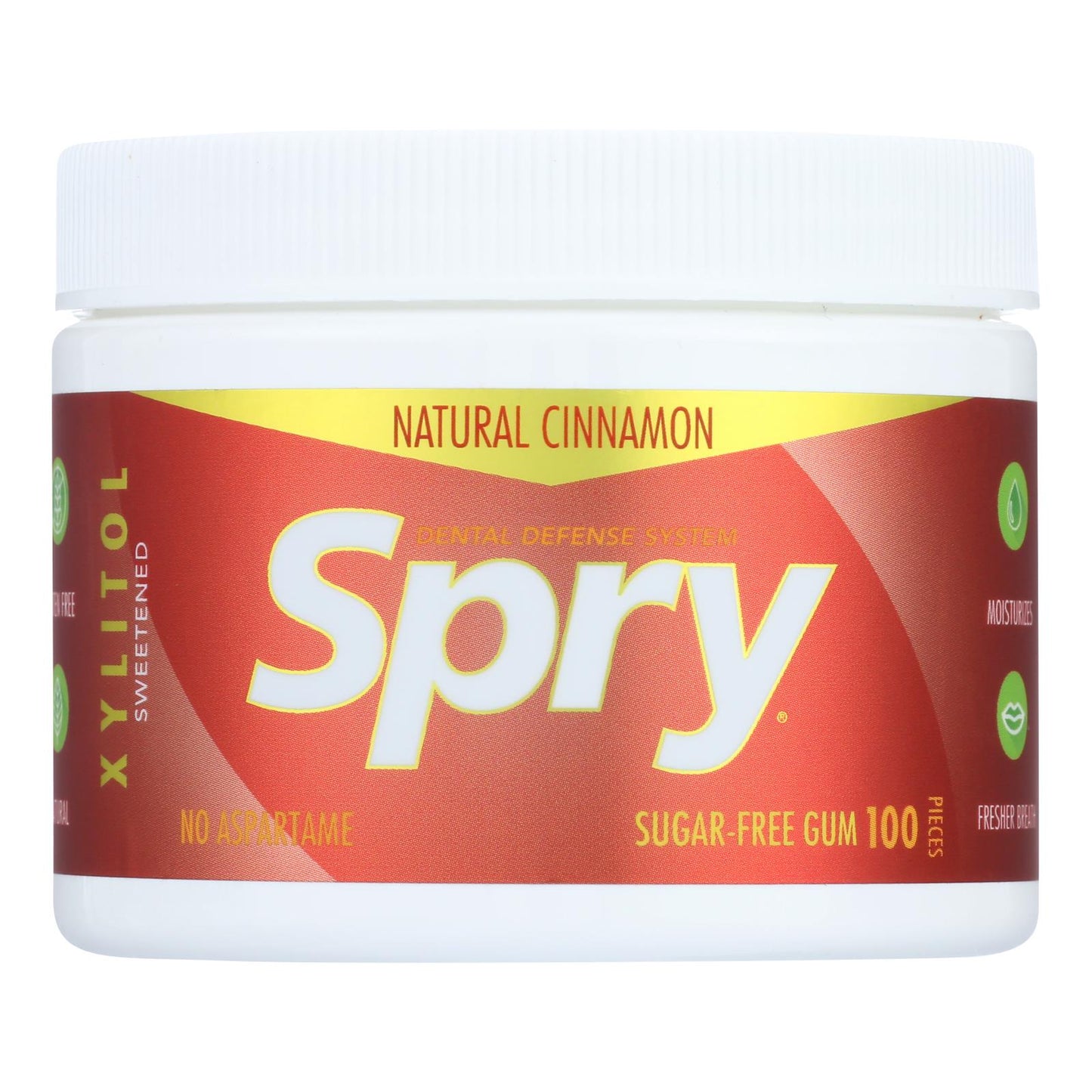 
                  
                    Spry Chewing Gum, Xylitol, Cinnamon, 100 Count, 1 Each
                  
                