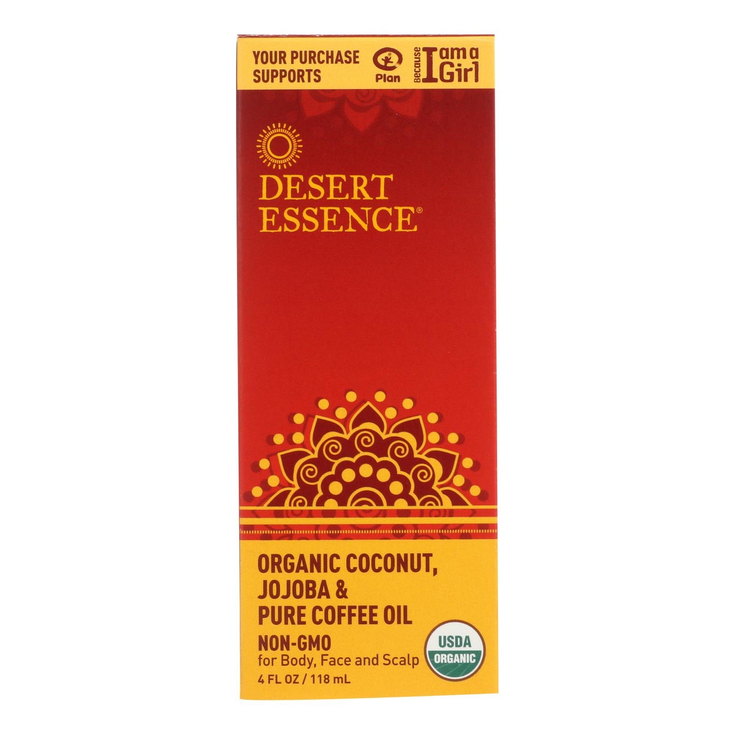 
                  
                    Desert Essence Organic Coconut, Jojoba & Coffee Oil - 4 fl oz.
                  
                