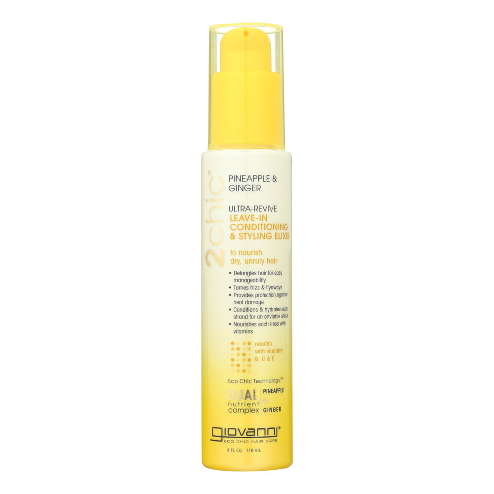 
                  
                    Giovanni Hair Care Products Conditioner, Pineapple And Ginger, Case Of 1, 4 Fl Oz.
                  
                