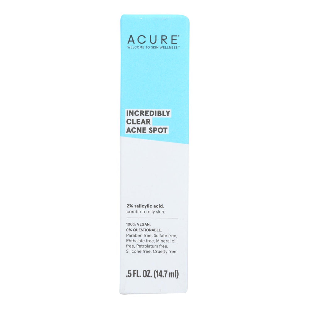 
                  
                    Acure - Spot Treatment - Acne - .5 Fl Oz
                  
                