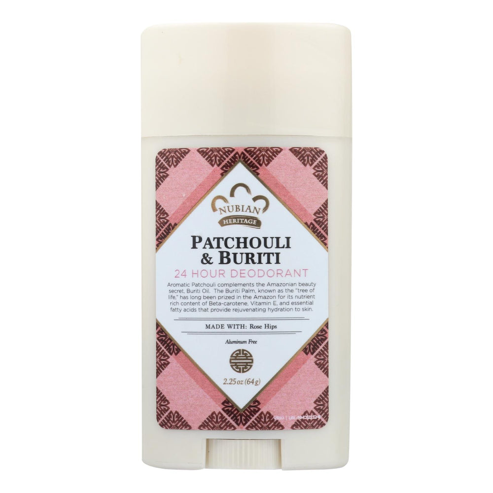 Nubian Heritage Patchouli And Buriti, Soap, 2.25 Oz.