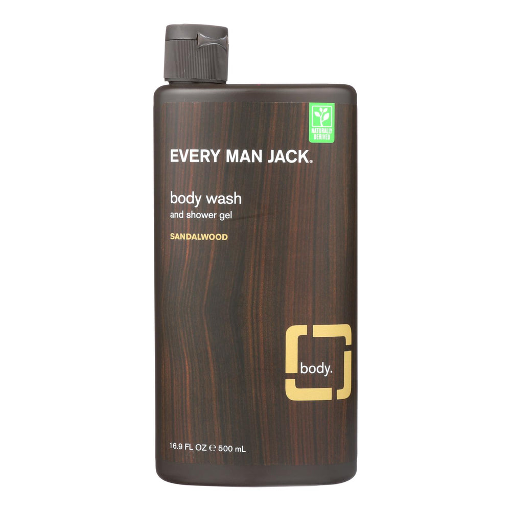 Every Man Jack Body Wash Sandalwood - 16.9 fl oz.