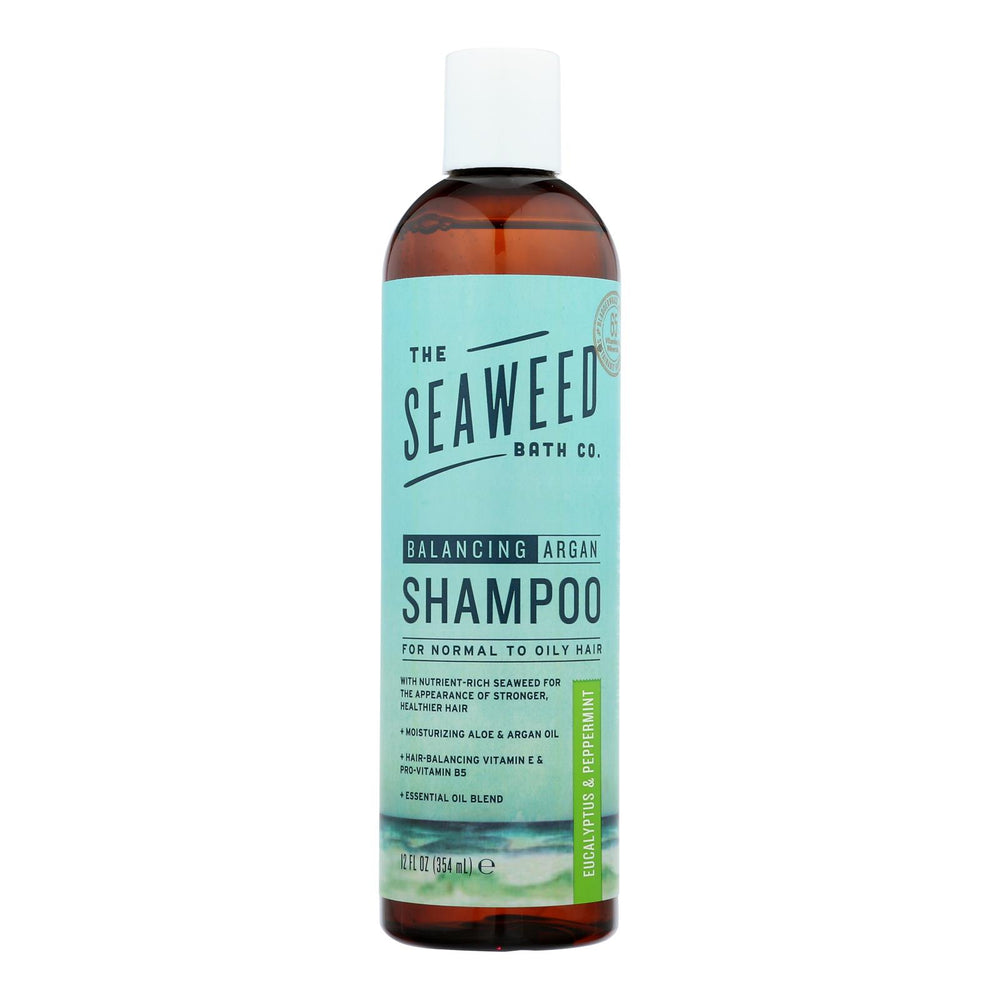 The Seaweed Bath Co Shampoo, Balancing, Eucalyptus, Pepper, 12 Fl Oz