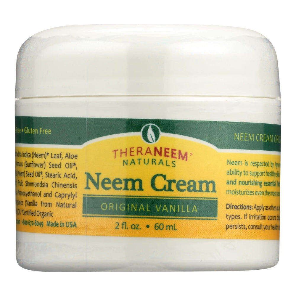 Theraneem Naturals Original Vanilla Neem Cream , 1 Each, 2 Fz