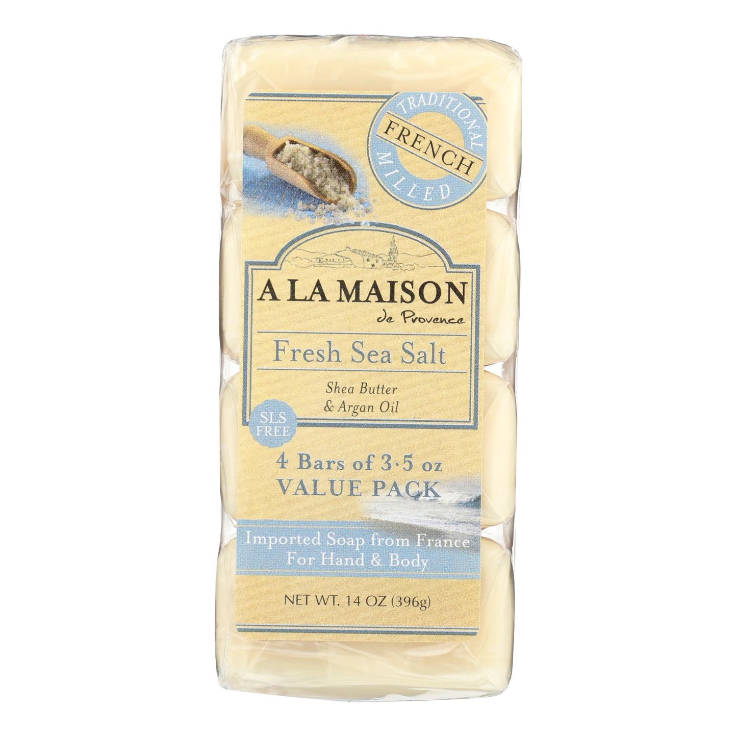 
                  
                    A La Maison Bar Soap Fresh Sea Salt - 8.8 oz. (Pack of 4)
                  
                