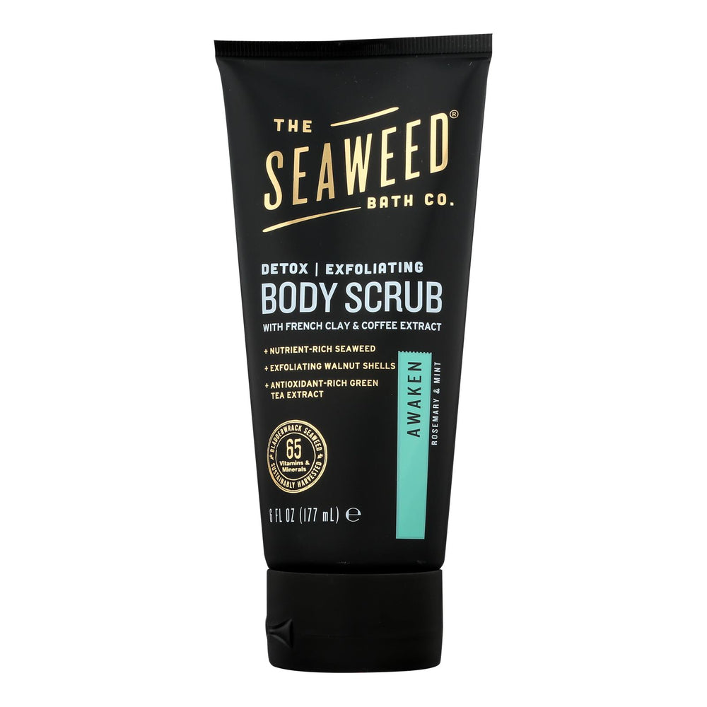 The Seaweed Bath Co Scrub, Detox, Exfoliating, Awaken, 6 Fl Oz