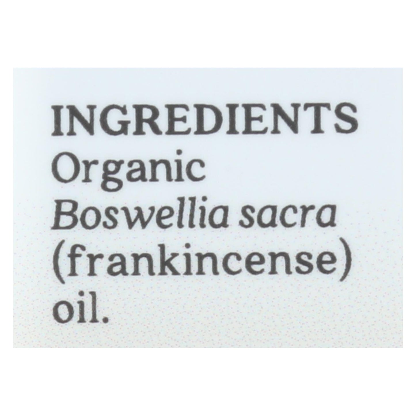 
                  
                    Aura Cacia Organic Essential Oil, Frankincense, .25 Fl Oz
                  
                