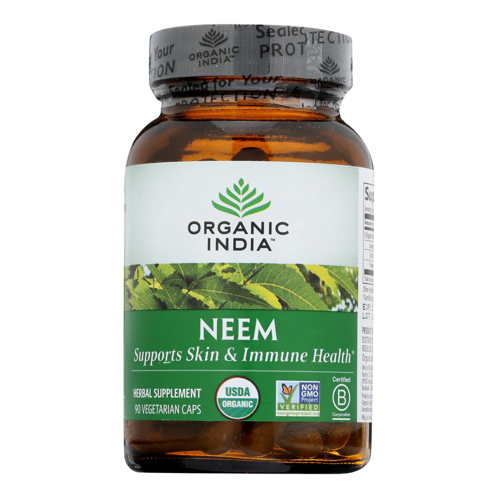 
                  
                    Organic India Usa Whole Herb Supplement, Neem , 1 Each, 90 Vcap
                  
                