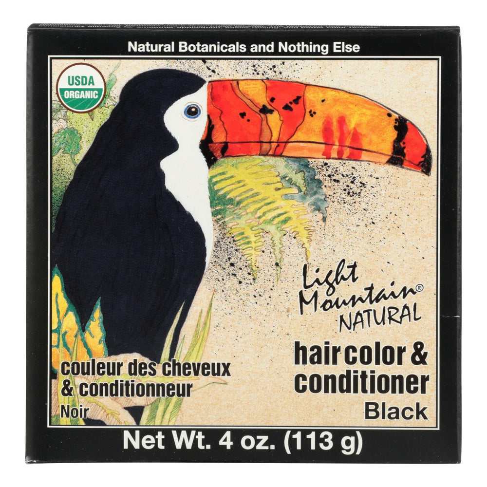 
                  
                    Light Mountain Hair Color-conditioner, Organic, Black, 4 Oz
                  
                