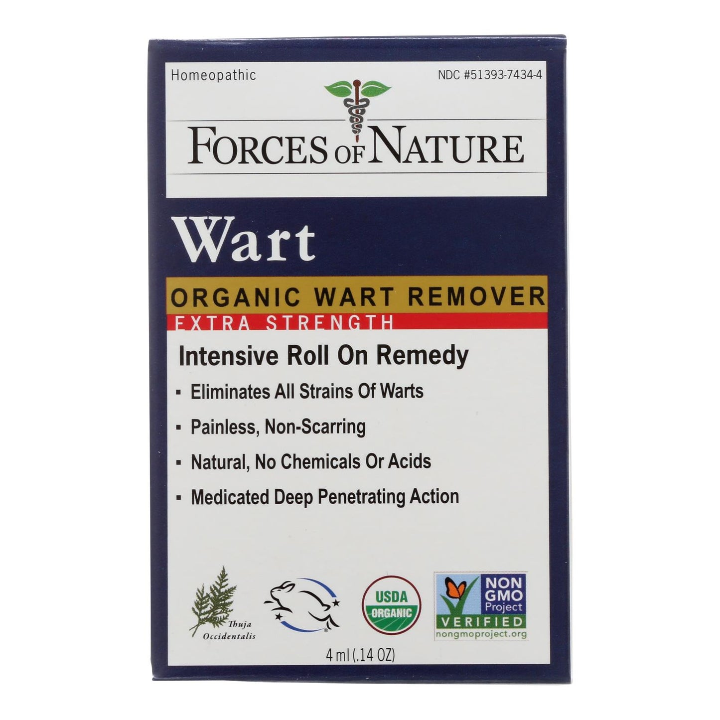 
                  
                    Forces Of Nature, Wart Contrl Extra, 1 Each, 4 Ml
                  
                