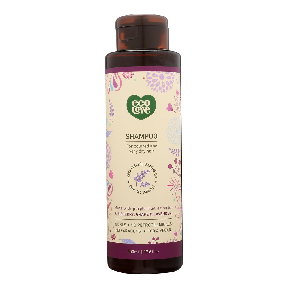 
                  
                    Ecolove Shampoo, Purple Fruit Shampoo For Colored And Very Dry Hair , Case Of 1, 17.6 Fl Oz.
                  
                